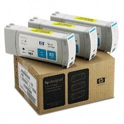 HP C5073A (83) 3-pack Cyan Original Cartridge - Designjet 5000