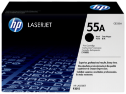 HP CE255A (55A) Black Original Toner - Laserjet P3015 (B)