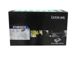 Lexmark X748H3CG Blauer Original-Toner - X748DE / X74