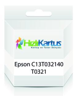 Epson C13T032140 (T0321) Schwarze kompatible Tintenpatrone - Stylus C70 / C80