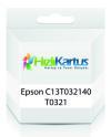 Epson C13T032140 (T0321) Siyah Muadil Kartuş - Sty