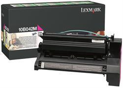 Lexmark 10B042M Kırmızı Orjinal Toner Yüksek Kapas