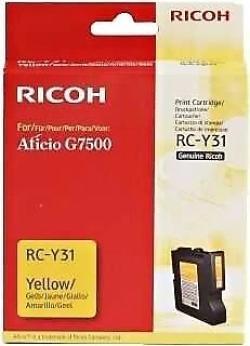 Ricoh RC-Y31 Gelbe Originalpatrone - G7500