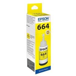 Epson C13T66444A (T6644) Yellow Original Ink Cartridge - ET-1400 / ET-2500 (Ex)