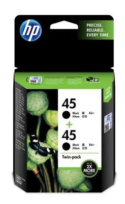 HP CC625AA (51645A) 2er-Pack, Original-Tintenpatrone, Schwarz.