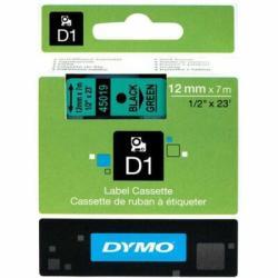 Dymo 45019 D1 45019 12mm x 7m Yeşil Üzerine Siyah