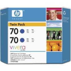 HP CB349A (70) Mavi (Blue) Orjinal Kartuş - Design