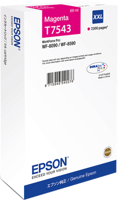 Epson C13T754340 (T7543) Kırmızı Orjinal Kartuş -