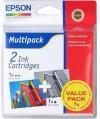 Epson C13T036140BA (T036 / T037) 2 Pack Original Cartridge - Stylus C42 (Ex)