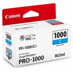 Canon PFI-1000C (0547C001) Mavi Orjinal Kartuş