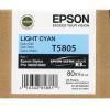 Epson C13T580500 (T5805) Originalpatrone, Hellblau.