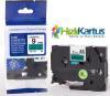 Brother TZE-721 Black on Green Compatible Label Strip 9mm x 8m - GL-100