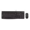 Logitech MK120 (920-002560) USB-Kabel, Schwarz, Q-Qualität.