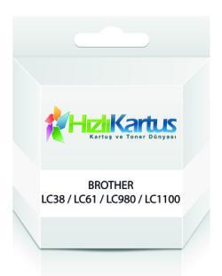 Brother LC38 / LC61 / LC980 / LC1100 Black Compatible Cartridge - DCP-145C / DCP-163C