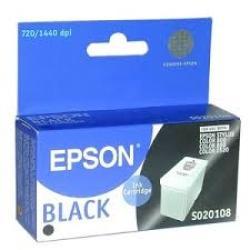 Epson S020108 (T0511) Schwarze Originalpatrone -Stylus