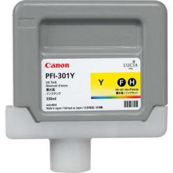 Canon PFI-301Y (1486B001) Yellow Original Cartridge 330 ml. - iPF8000 / iPF8100