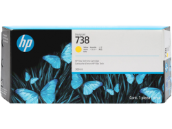 HP 676M8A (738) Sarı Orjinal Kartuş - DesignJet T8