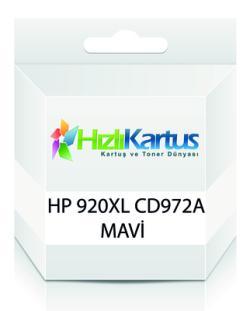HP CD972A (920XL) Mavi Muadil Kartuş Yüksek Kapasi