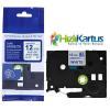 Brother TZE-233 Blue On White Compatible Label Strip 12mm x 8m - GL-100