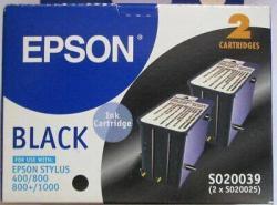 Epson C13S020039/C13S020025 Schwarze Originalpatrone -