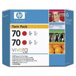 HP CB347A (70) Magentafarbene Original-Tintenpatrone 2-pack - Designjet Z2100 (Ohne Box)