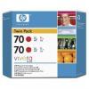 HP CB347A (70) Magenta Original Cartridge 2-pack - Designjet Z2100 (Without Box)