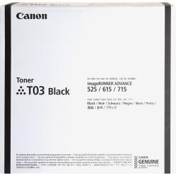 Canon T03 (2725C001) Schwarz, Original-Toner - DX-527i