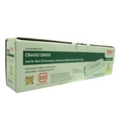 OKI 43487721 Sarı Orjinal Toner - C8600 / C8800
