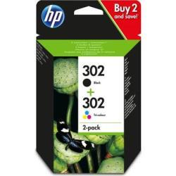 HP X4D37AE (302) Black+Color Multipack Original Cartridge - DeskJet 2130