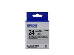 Epson C53S656009 (LK-6SBE) Mat Gümüş Üzerine Siyah