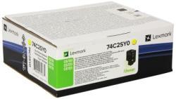 Lexmark 74C2SY0 Sarı Orjinal Toner - CS720 / CX725