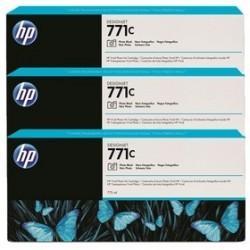 HP B6Y37A (771C) Photo Black 3-pack Plotter Cartridge - DesignJet Z6200