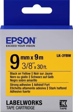 Epson C53S653005 (LK-3YBW) Schwarzes Orji auf Gelb