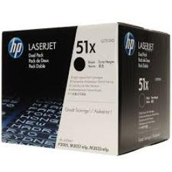 HP Q7551XD (51X) Schwarz 2-pack Originaltoner - LaserJet 3005