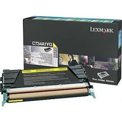 Lexmark C734A1YG Gelber Original-Toner - C734 / C736