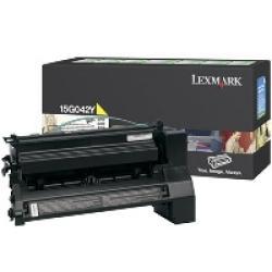 Lexmark 15G042Y Yellow Original Toner - C752 / C760 (U)