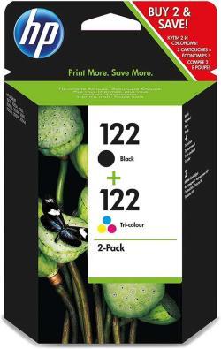 HP CR340HE (122+122) Schwarz + Farbe, Originalpatrone.