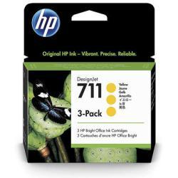 HP CZ136A (711) YellowART Cartridge 3 Pack - De
