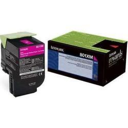 Lexmark 80C1XM0 Kırmızı Orjinal Toner Yüksek Kapas