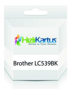 Brother LC539BK Hochleistungs-Ersatzpatrone für Schwarz.