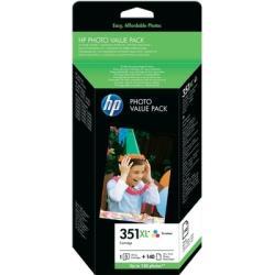 HP Q8848EE (351XL) Original Color Cartridge + Photo Paper (Ex)