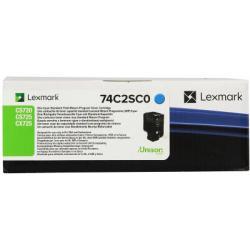 Lexmark 74C2SC0 Cyan Original Toner - CS720 / CX725 (U)