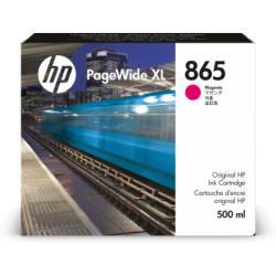 HP 865 (3ED83A) Rot, Originalpatrone - PageWide