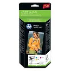 HP CG927EE (364) 3-pack Original Cartridge + 100 Photo Paper - C5380 / C6380 (Ex)