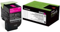 Lexmark 80C8HM0 (808HM) Rot, Original-Toner, Yüks.