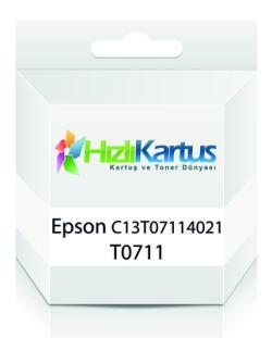 Epson C13T07114021 (T0711) Schwarze kompatible Tintenpatrone - Stylus SX215