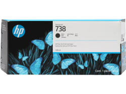 HP 498N8A (738) Black Original Cartridge - DesignJet T850 / T950