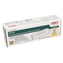 OKI 42804574 Gelber Originaltoner - C3100