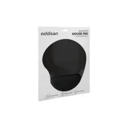 Addison 300521 Wrist Rest Black Mouse Pad-Black