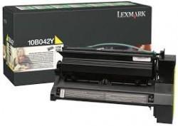 Lexmark 10B042Y Sarı Orjinal Toner Yüksek Kapasite